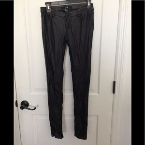 Forever21 faux leather pants size 2